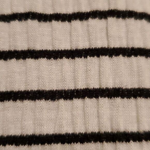 NWT Ambiance Juinor Plus Striped Cropped Blouse Size 2X - Picture 5 of 7